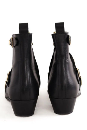 Boots à boucles Claudie Pierlot Noir en Cuir