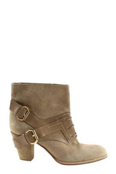 Boots à boucles Dior Beige en Daim, taille 39 - Seconde Main