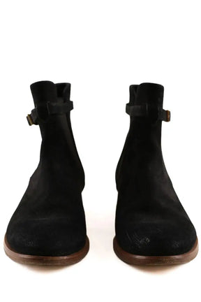 Boots à boucles Louis Vuitton Noir en Cuir