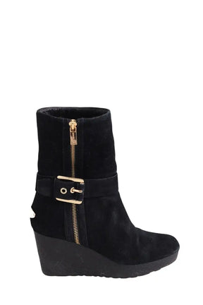 Boots à boucles Michael Kors Noir en Daim, taille 38 - Seconde Main
