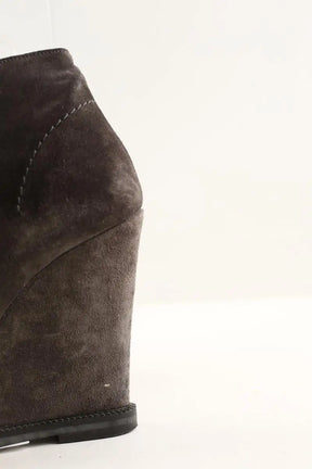 Boots à lacets Barbara Bui Gris en Daim