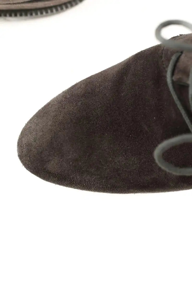 Boots à lacets Barbara Bui Gris en Daim