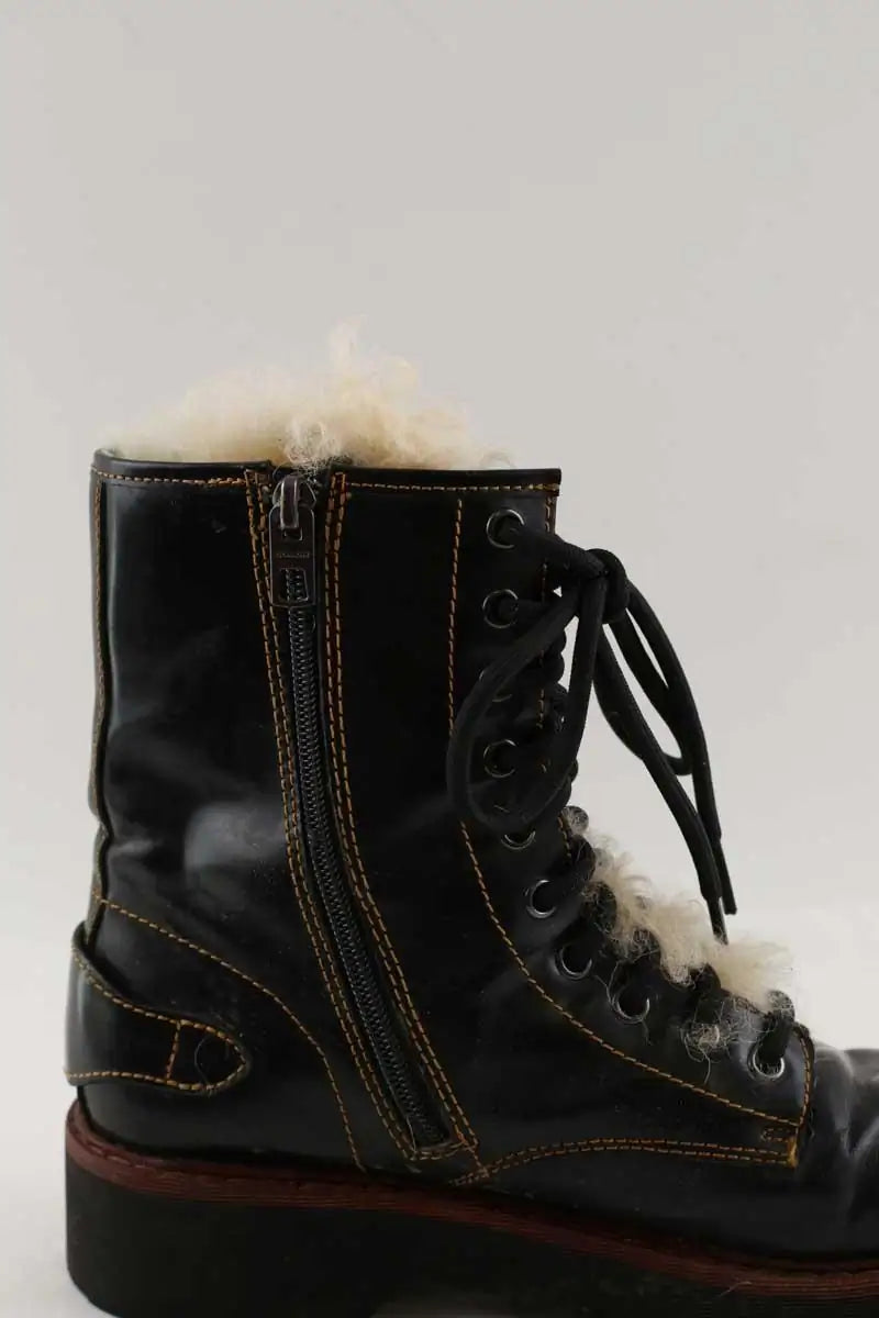 Boots à lacets Dr. Martens Noir en Cuir