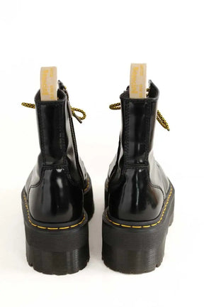 Boots à lacets Dr. Martens Vegan Jadon Max Noir en Cuir végétal