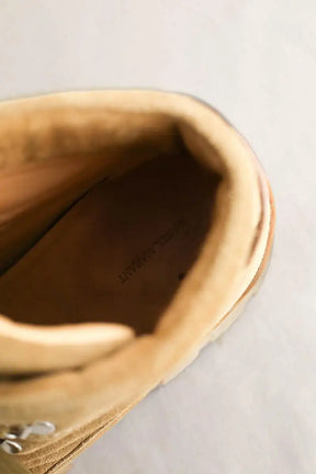 Boots à lacets Isabel Marant Kaki en Daim