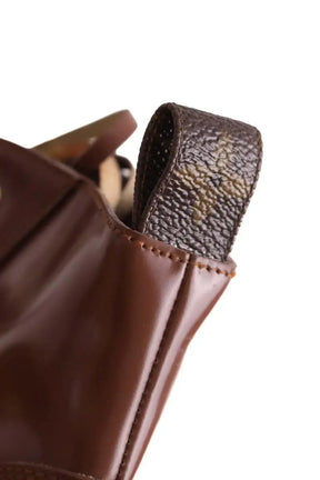 Boots à lacets Louis Vuitton Marron en Cuir
