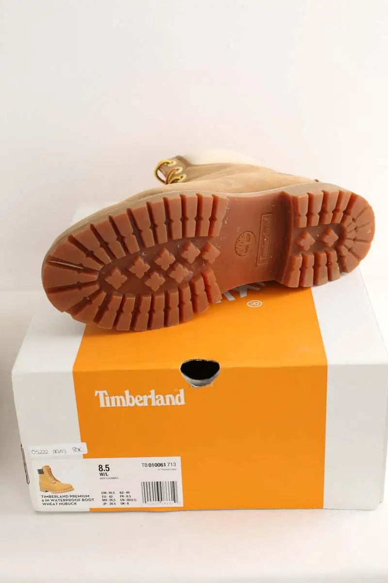 Boots à lacets Timberland Premium waterproof boots Camel en Cuir
