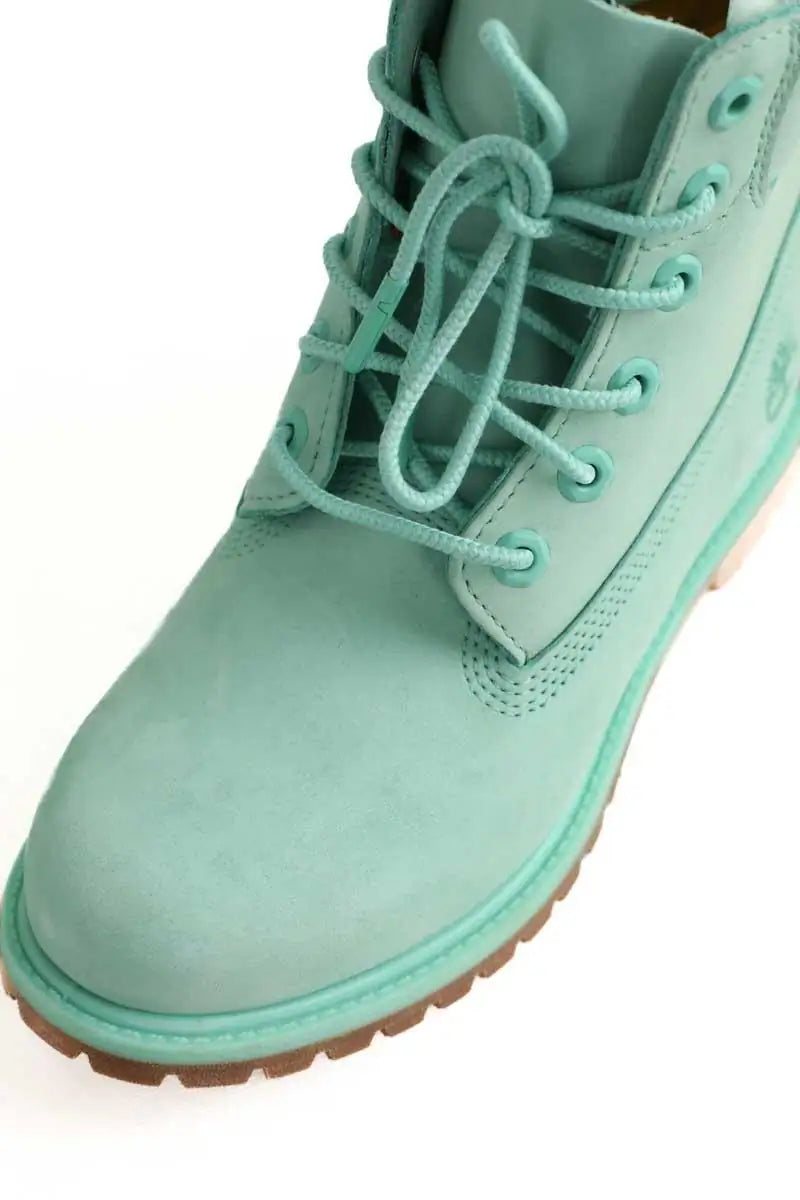 Boots à lacets Timberland Vert en Cuir