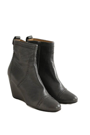 Boots Balenciaga Gris en Cuir