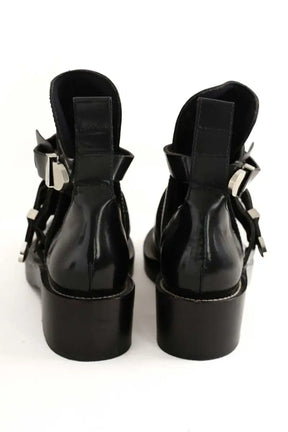 Boots Balenciaga Noir en Cuir