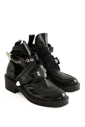 Boots Balenciaga Noir en Cuir