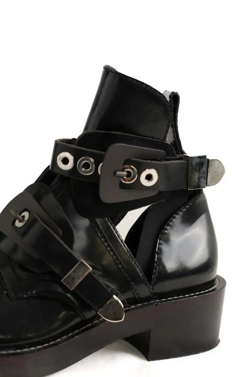 Boots Balenciaga Noir en Cuir