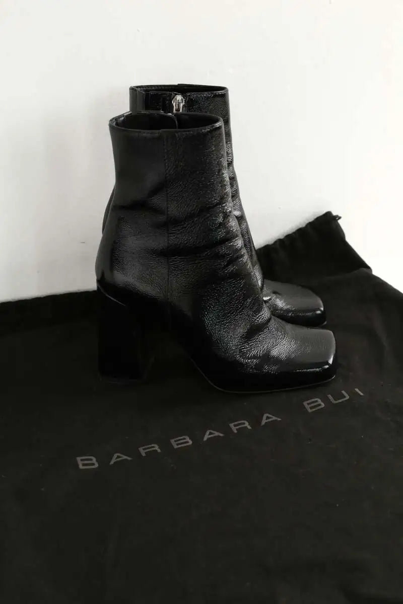 Boots Barbara Bui Noir en Cuir
