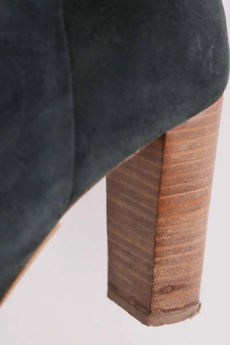 Boots Ba&Sh Vert en Daim