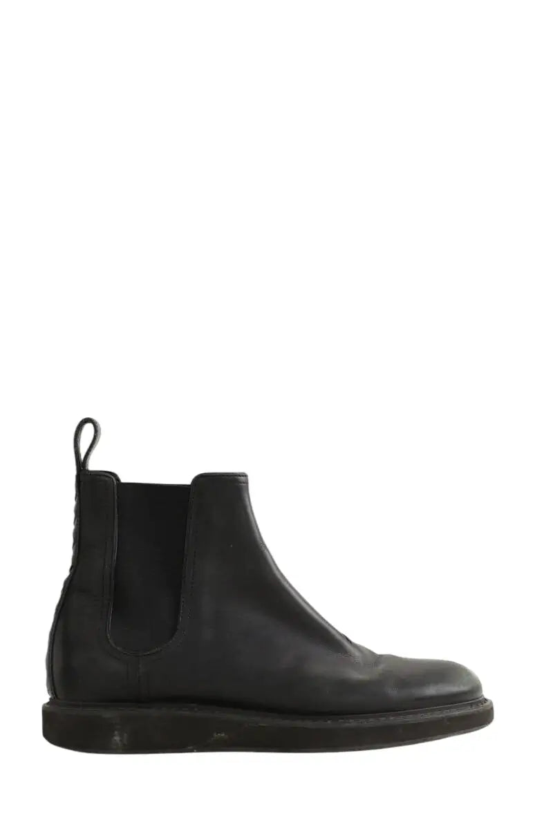 Boots Bottega Veneta Chelsea Ben Noir en Cuir, taille 38 - Seconde Main
