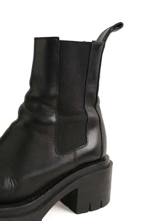 Boots Bottega Veneta Lug Noir en Cuir