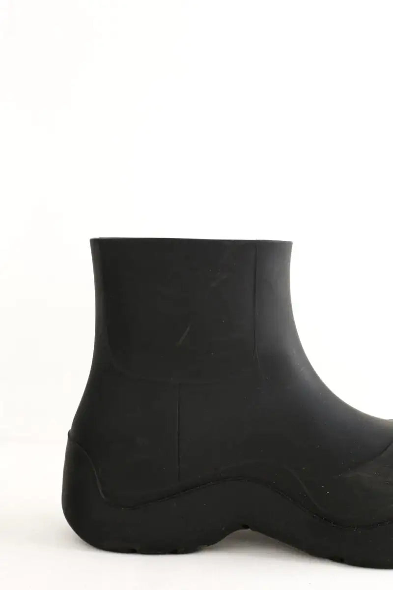 Boots Bottega Veneta Noir en Tissu