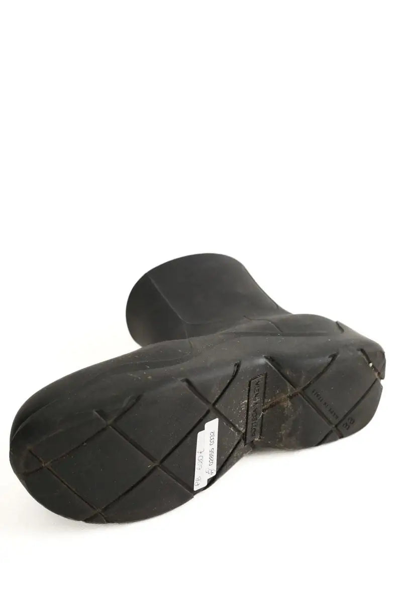 Boots Bottega Veneta Noir en Tissu