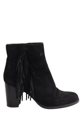 Boots Bruno Premi Noir en Daim, taille 38 - Seconde Main