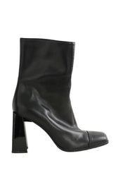 Boots Carel Noir en Cuir, taille 41 - Seconde Main