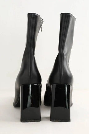 Boots Carel Noir en Cuir