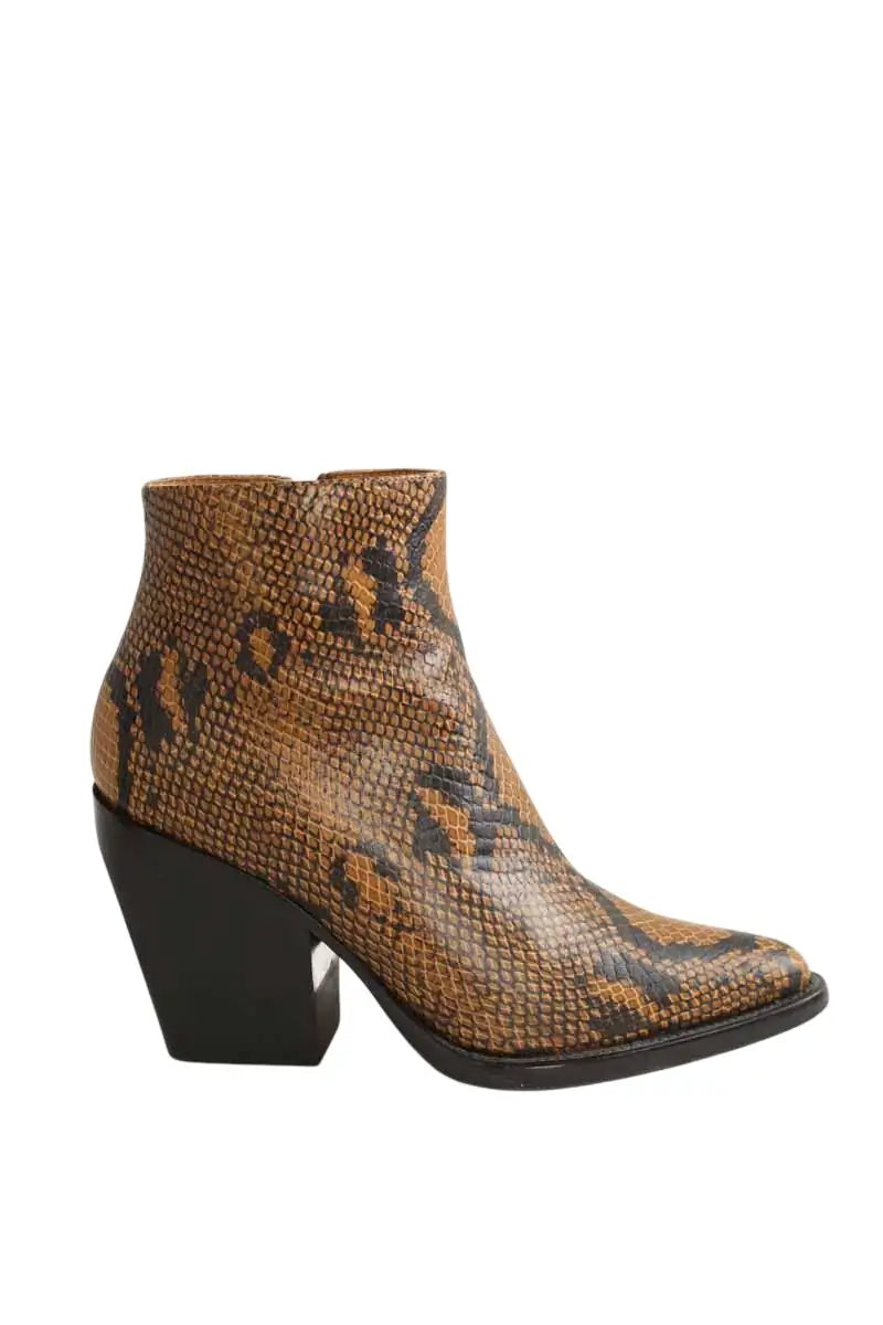 Boots Chloé Marron en Cuir, taille 36 - Seconde Main