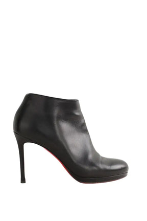 Boots Christian Louboutin Noir en Cuir, taille 39 - Seconde Main