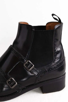 Boots Church's Noir en Cuir