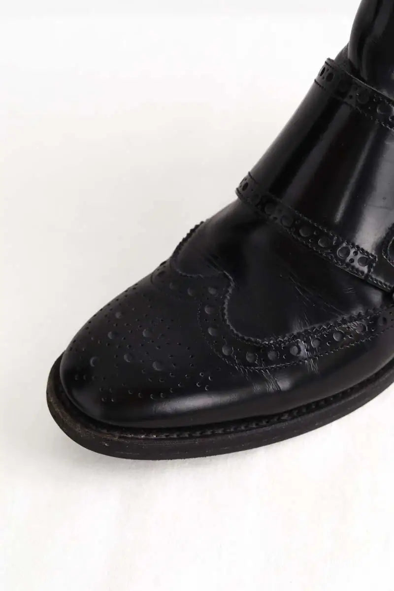 Boots Church's Noir en Cuir