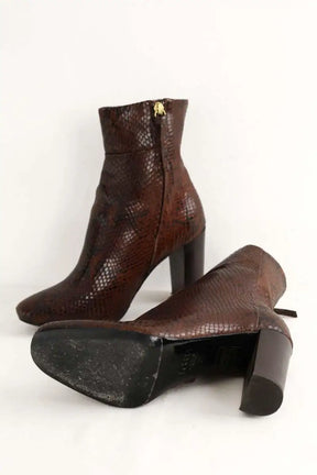 Boots Claudie Pierlot Marron en Cuir
