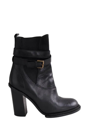 Boots Derek Lam Noir en Cuir, taille 37 - Seconde Main