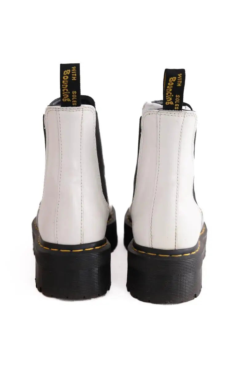 Boots Dr. Martens Blanc en Cuir