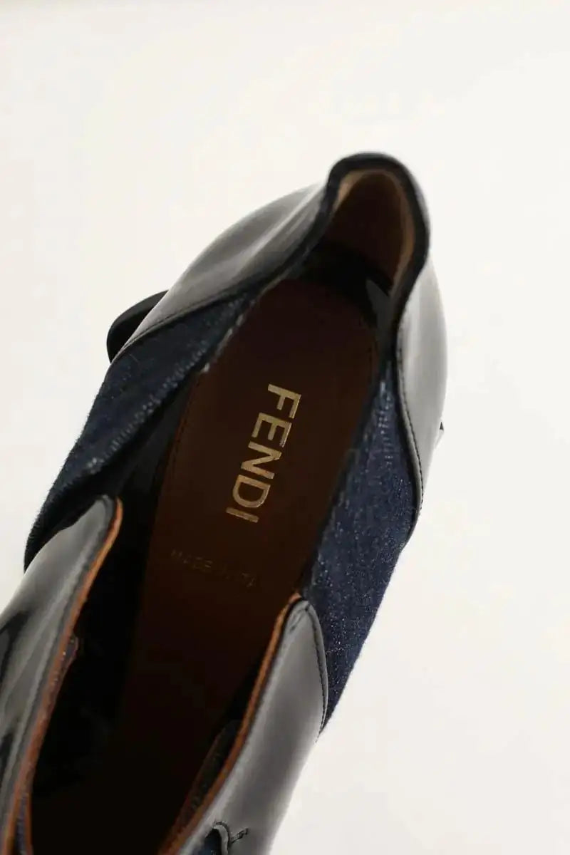 Boots Fendi Marine en Vinyle