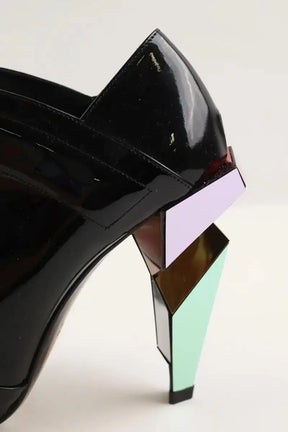 Boots Fendi Noir en Cuir verni