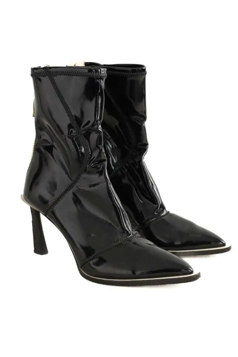 Boots Fendi Noir en Cuir verni