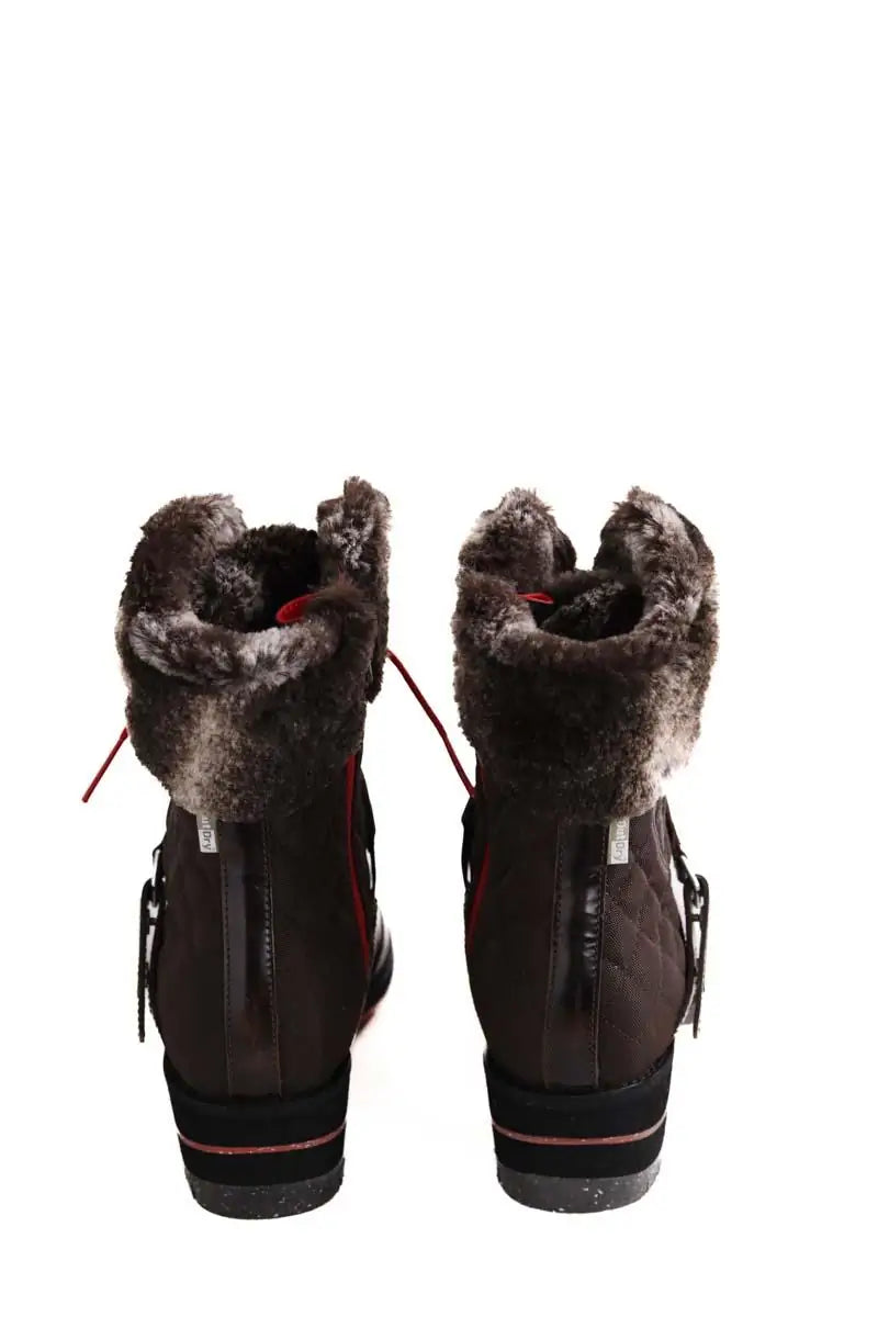 Boots fourées Rossignol Marron en Cuir