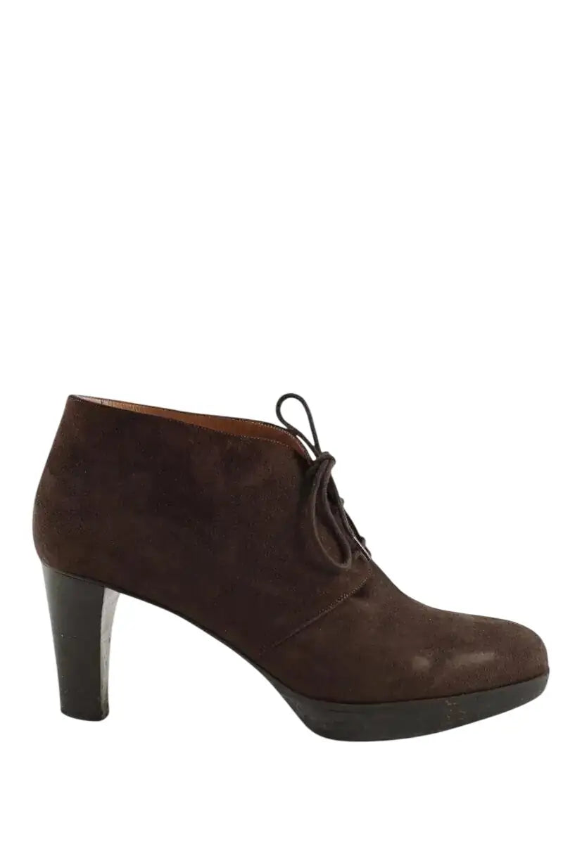 Boots Fratelli Rossetti Marron en Daim, taille 39 - Seconde Main