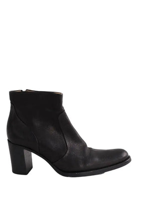 Boots Free Lance Noir en Cuir, taille 36 - Seconde Main