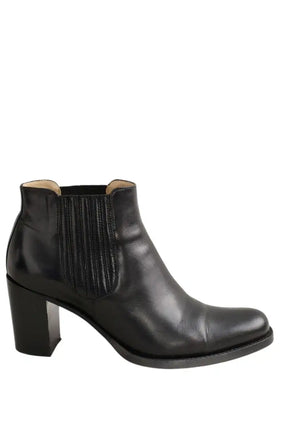 Boots Free Lance Noir en Cuir, taille 37 - Seconde Main