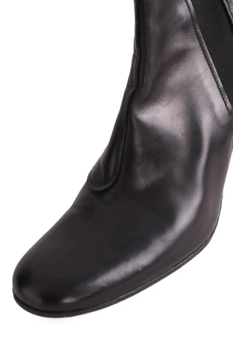 Boots Free Lance Noir en Cuir