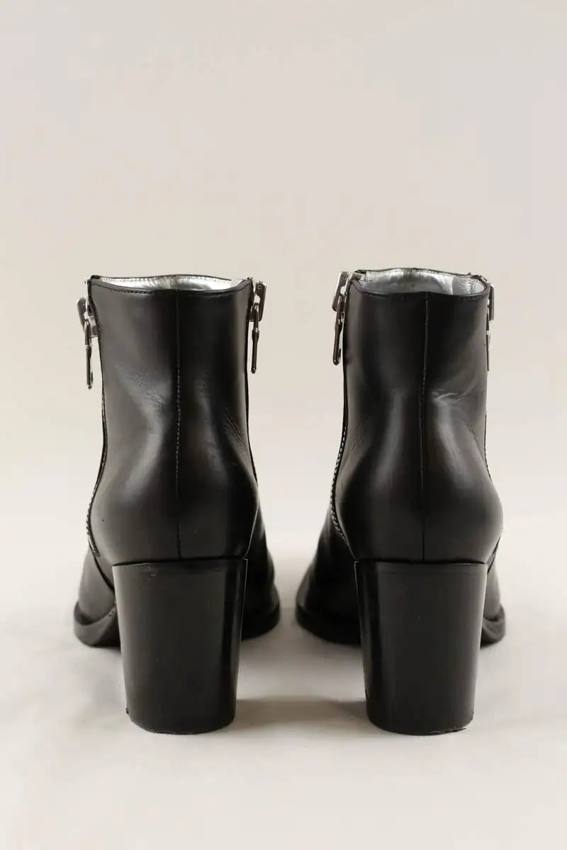 Boots Free Lance Noir en Cuir