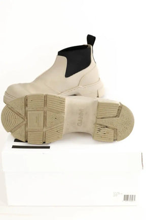 Boots Ganni Crop city rubber Beige en Plastique