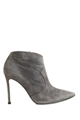 Boots Gianvito Rossi Gris en Daim, taille 37 - Seconde Main