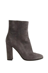 Boots Gianvito Rossi Gris en Daim, taille 38 - Seconde Main