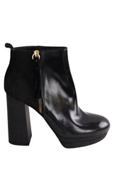 Boots Hogan Noir en Cuir verni, taille 36 - Seconde Main