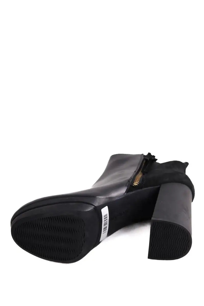 Boots Hogan Noir en Cuir verni