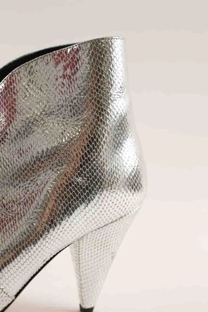 Boots Isabel Marant Argent en Cuir