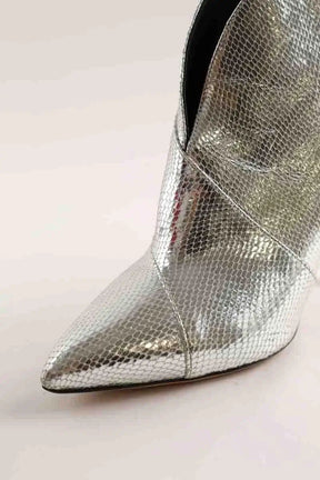 Boots Isabel Marant Argent en Cuir
