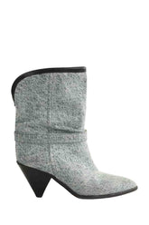 Boots Isabel Marant Bleu en Tissu, taille 37 - Seconde Main