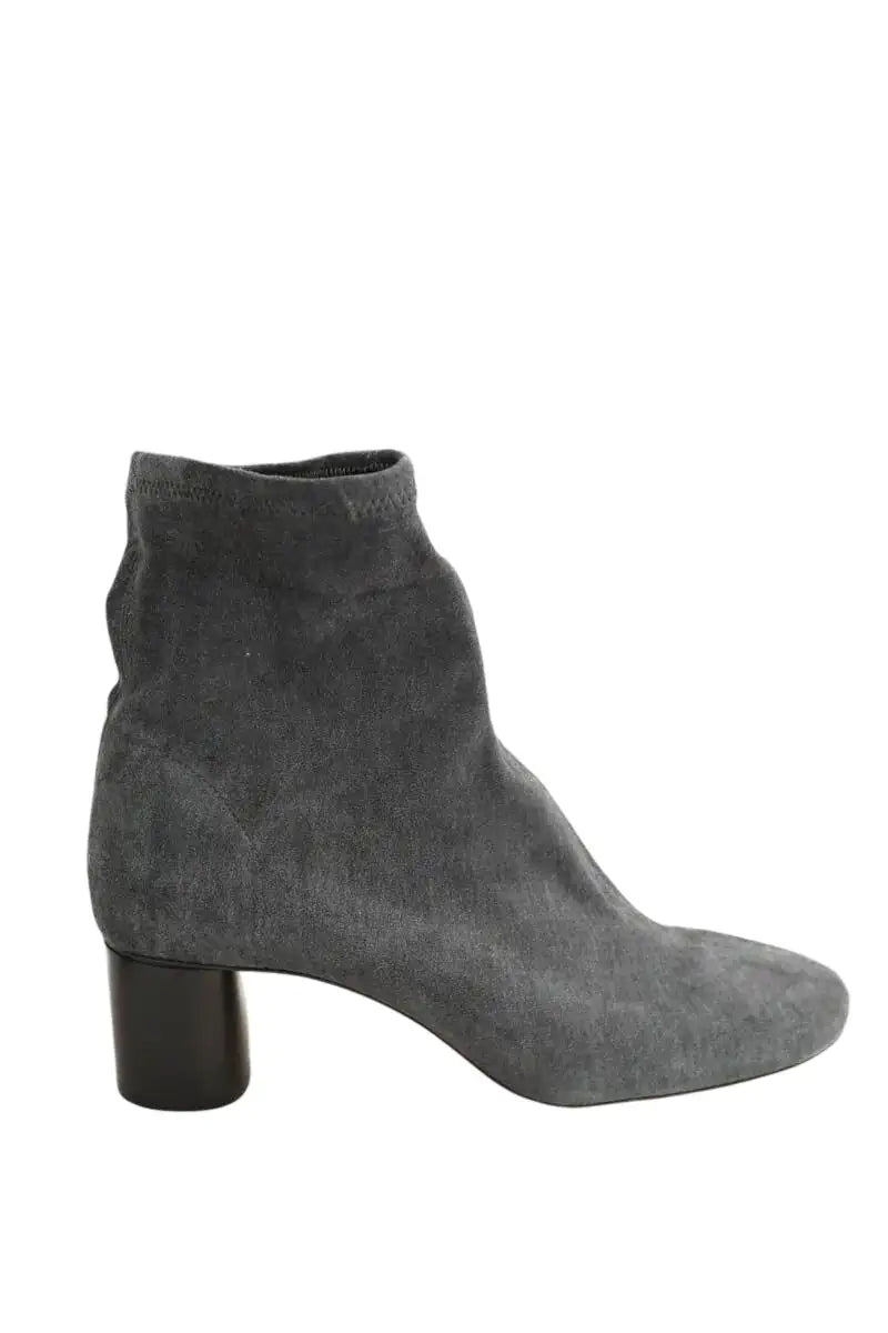 Boots Isabel Marant Gris en Daim, taille 39 - Seconde Main